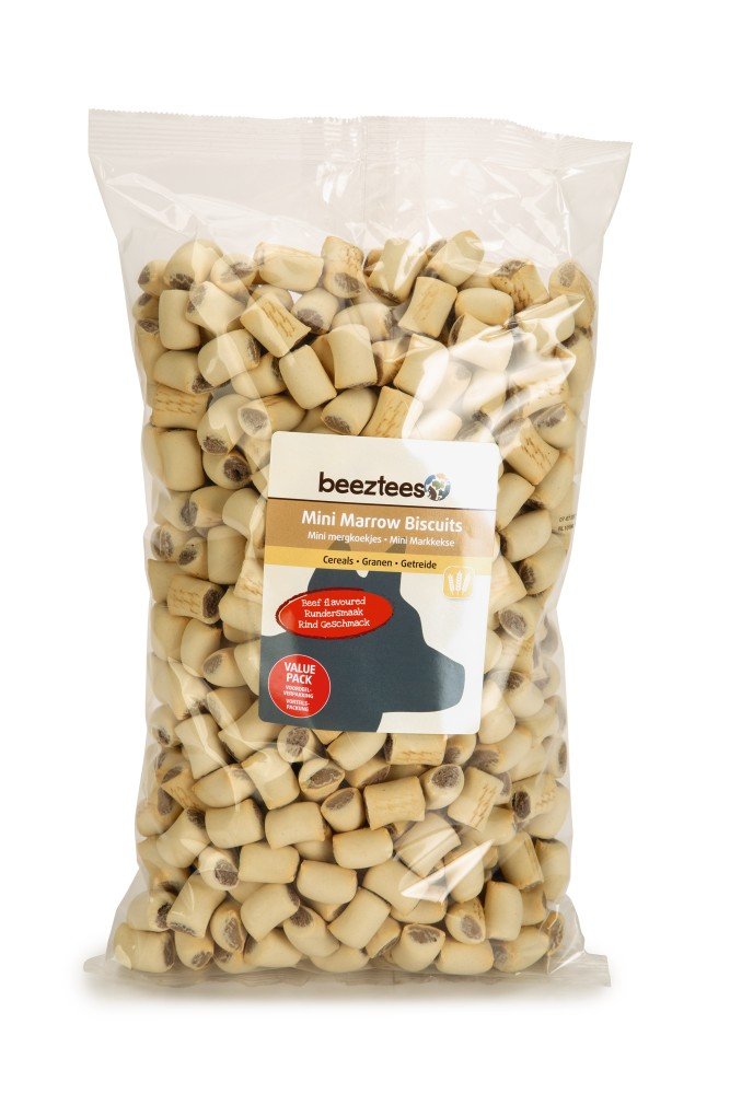 Beeztees Mini Mergkoekjes Rund Hondensnack 1400gr Beeztees Mini Mergkoekjes Rund Hondensnack 1400gr