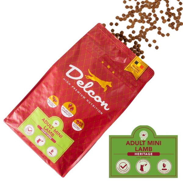 Delcon Adult Mini Lam 1,5kg Hondenvoer Delcon Adult Mini Lam 1,5kg Hondenvoer