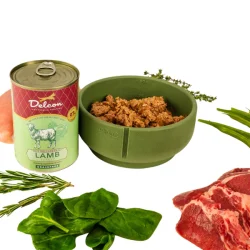 Delcon Blik Wet Dog Food Lamb & Kalkoen 395gr