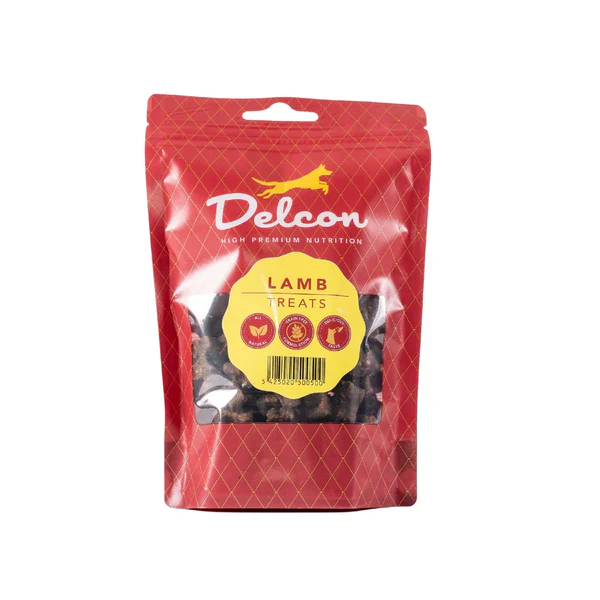 Delcon Hond Treats Lam 150gr Delcon Hond Treats Lam 150gr