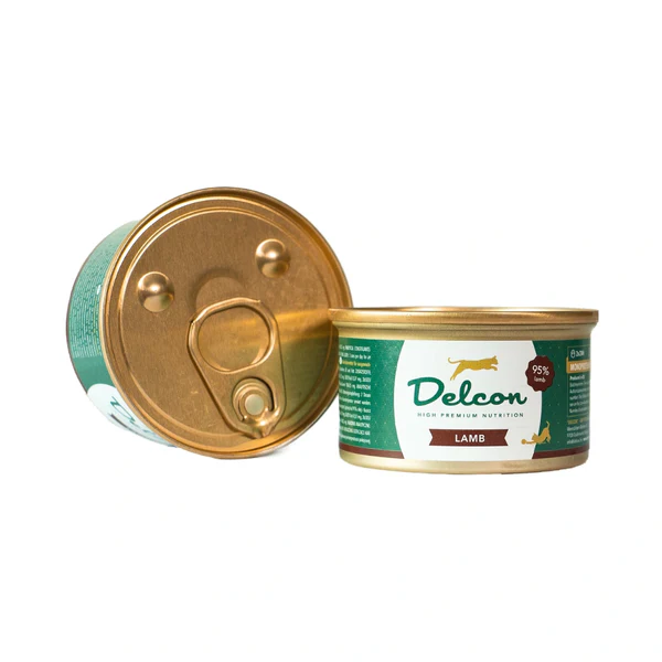 Delcon Kat Blikje Paté Adult Lam 85gr Delcon Kat Blikje Paté Adult Lam 85gr