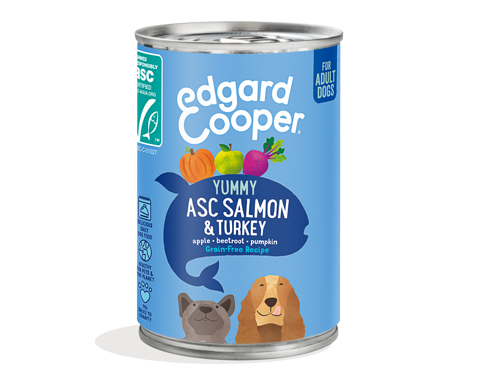 Edgard&Cooper Blik Hond Zalm&Kalkoen 400 Gr Edgard&Cooper Blik Hond Zalm&Kalkoen 400 Gr