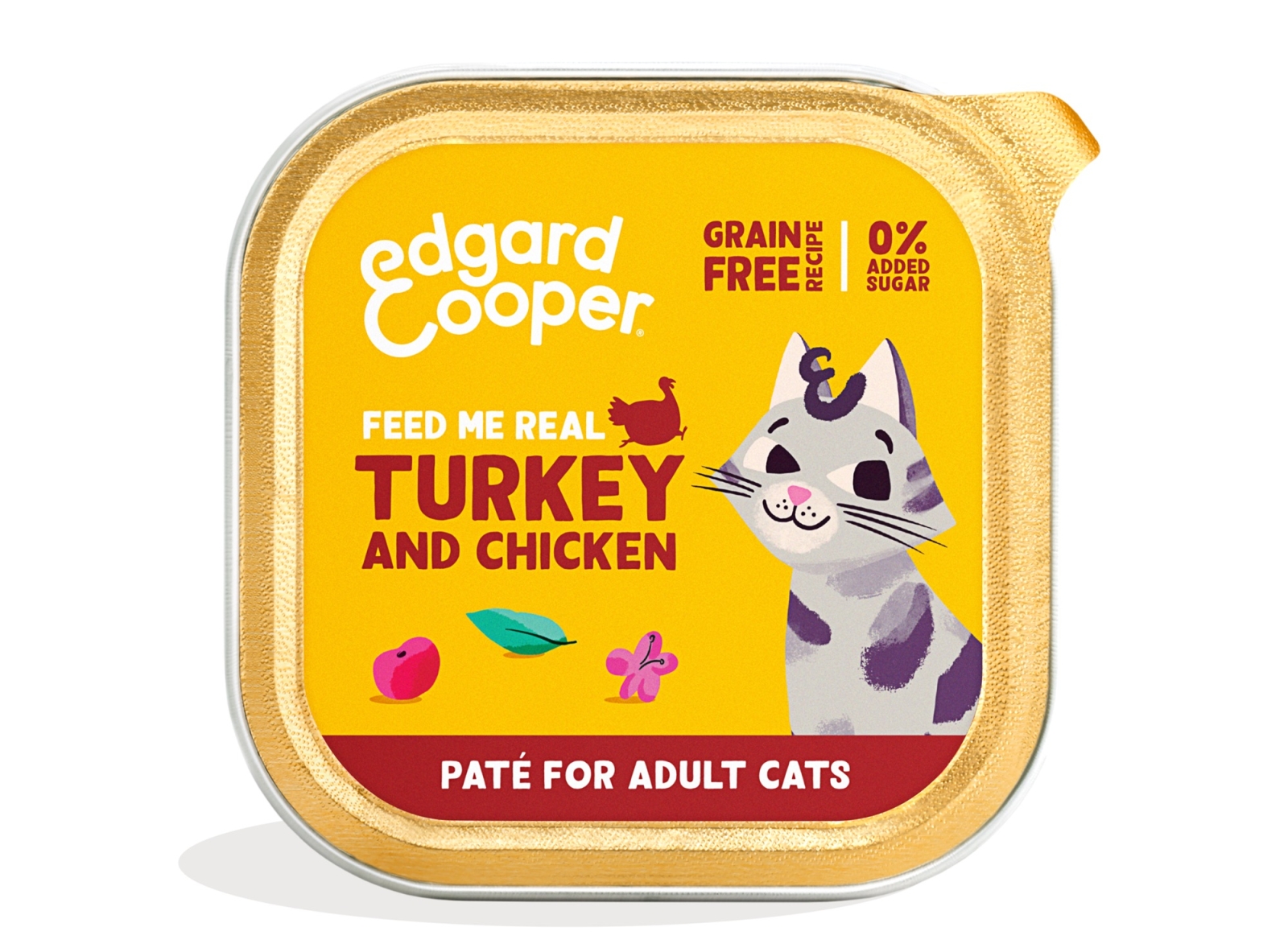 Edgard & Cooper Alu Pate Kalkoen & Kip 85gr Edgard & Cooper Alu Pate Kalkoen & Kip 85gr