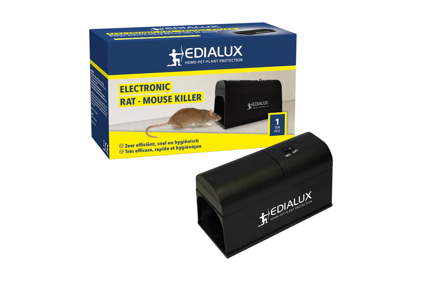 Edialux Electronische Muiskiller USB Oplaadbaar Edialux Electronische Muiskiller USB Oplaadbaar