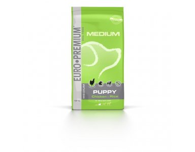 Euro Premium Medium Puppy Chicken & Rice 12kg Euro Premium Medium Puppy Chicken & Rice 12kg
