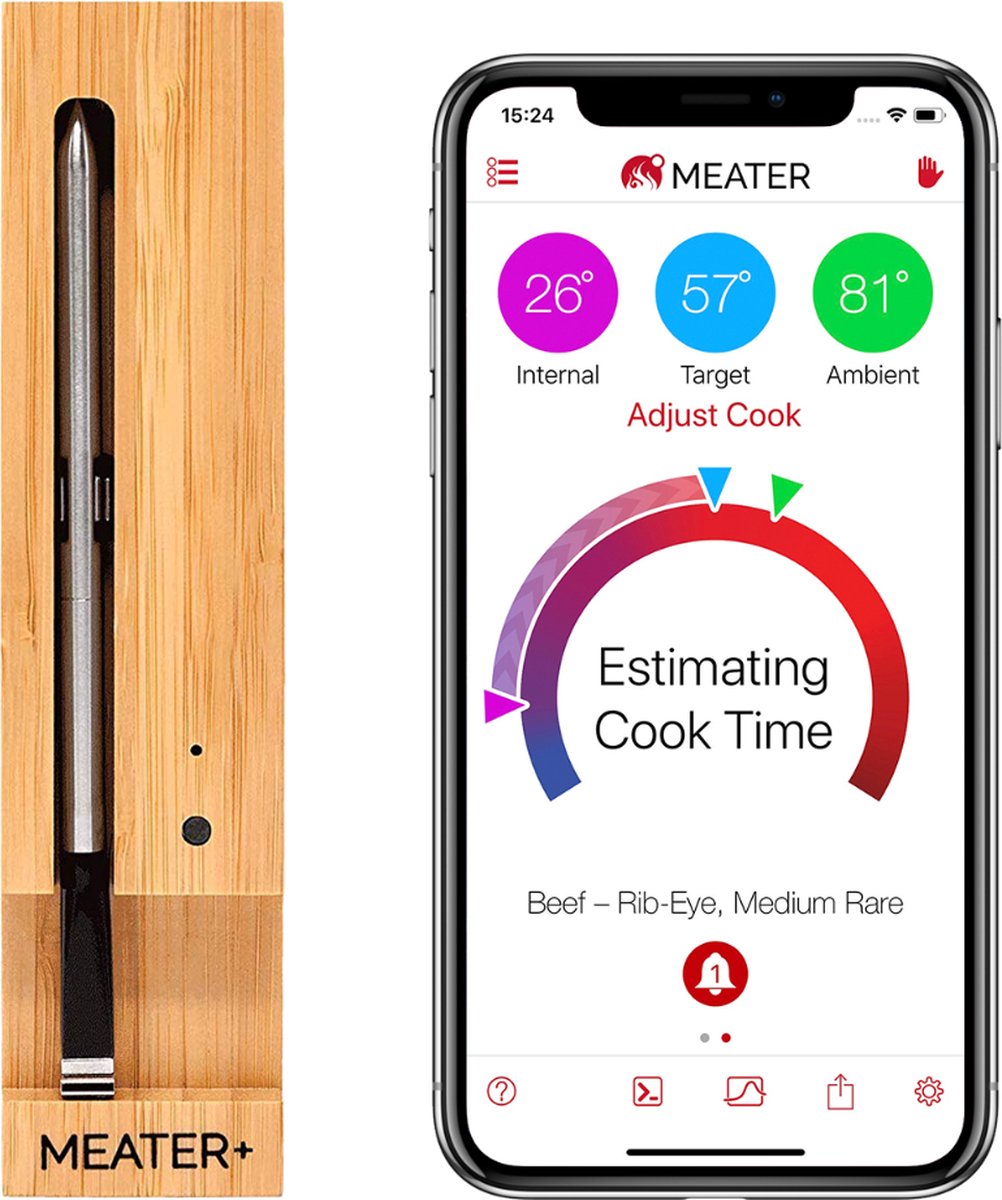 Meater Plus Draadloze Thermometer 50mt Meater Plus Draadloze Thermometer 50mt