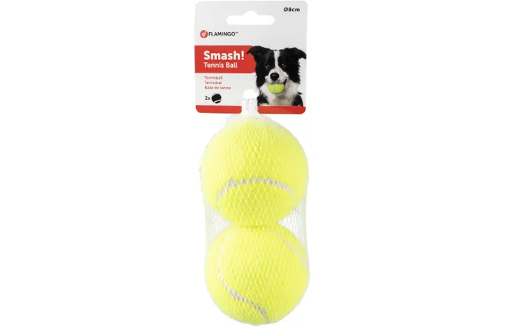 Tennisbal Smash Geel 8 cm / 2 Stuks Tennisbal Smash Geel 8 cm / 2 Stuks