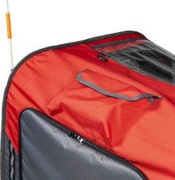 AB Travel Fietskar voor Honden Rood/Grijs L 130x80x90cm AB Travel Fietskar voor Honden Rood/Grijs L 130x80x90cm