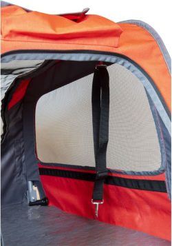 AB Travel Fietskar voor Honden Rood/Grijs L 130x80x90cm AB Travel Fietskar voor Honden Rood/Grijs L 130x80x90cm