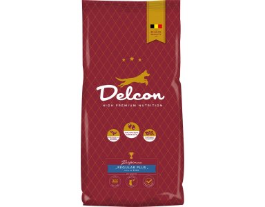 Delcon Adult Plus Vis 12kg Hondenvoer Delcon Adult Plus Vis 12kg Hondenvoer