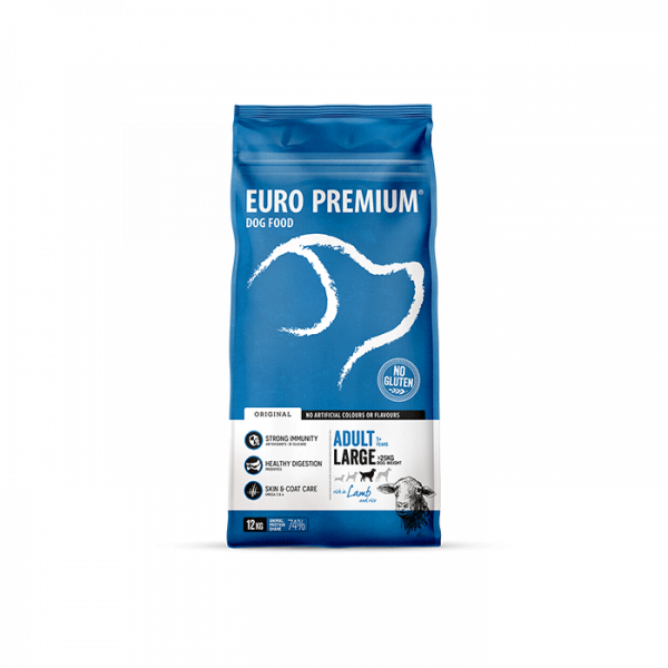 Euro Premium Adult Large Lam & Rijst 12 Kg Euro Premium Adult Large Lam & Rijst 12 Kg