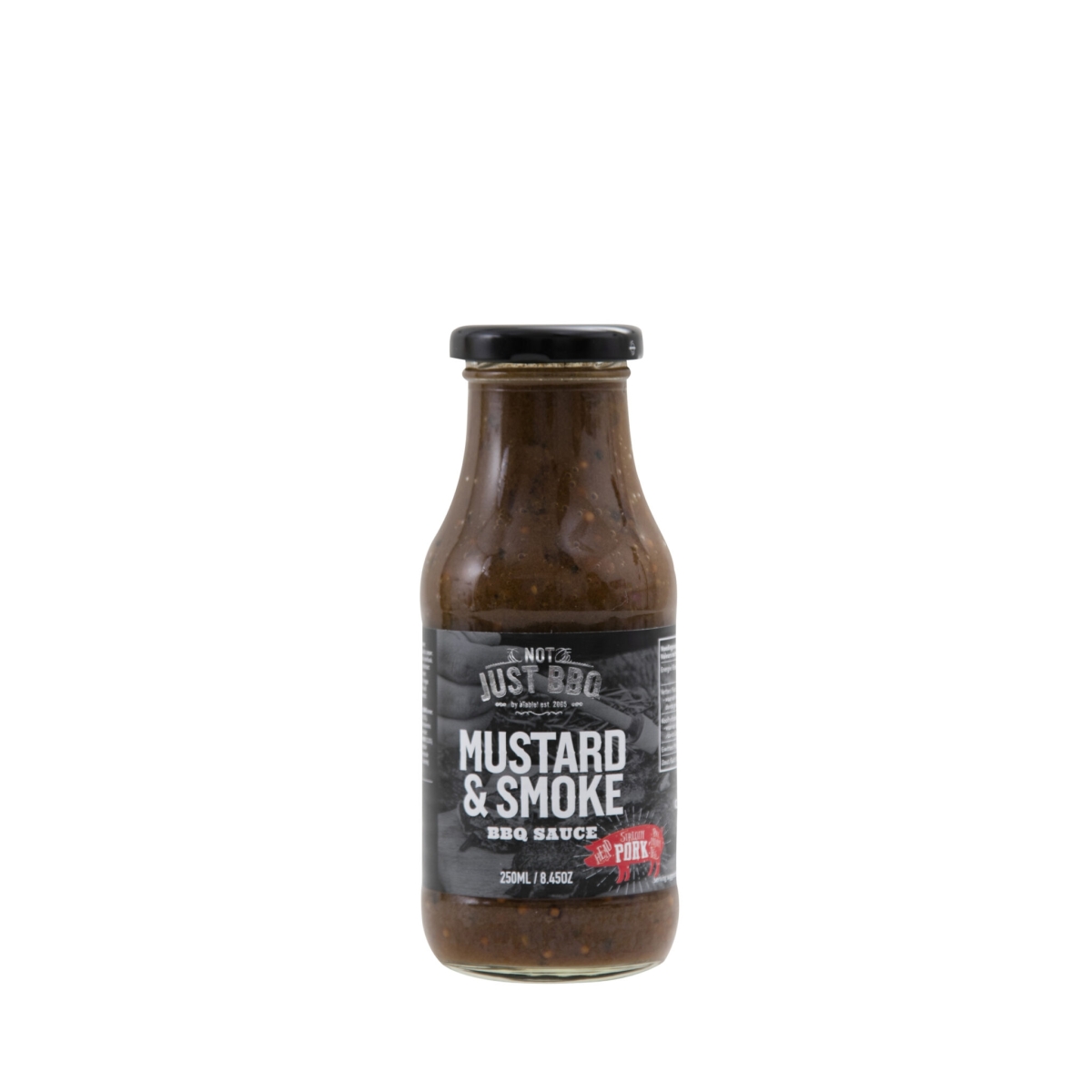 Not Just BBQ Mustard & Smoke Marinade & Saus 250ml Not Just BBQ Mustard & Smoke Marinade & Saus 250ml