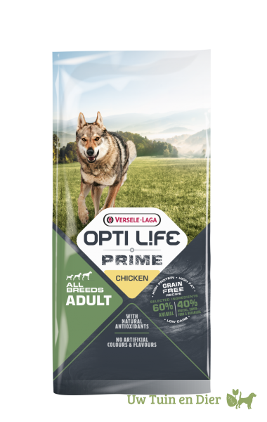 Opti Life Prime Puppy Graanvrije Hondenvoeding Kip 2,5kg Opti Life Prime Puppy Graanvrije Hondenvoeding Kip 2,5kg