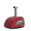 Alfa Forno Moderno 3 Pizze - Rood - Hout