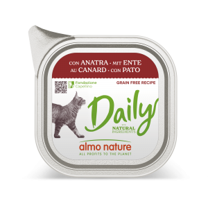Almo Nature Daily Kat alu Eend 100gr Almo Nature Daily Kat alu Eend 100gr