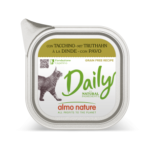 Almo Nature Daily Kat alu Kalkoen 100gr Almo Nature Daily Kat alu Kalkoen 100gr