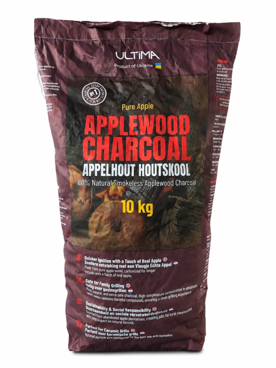 Flamapur Houtskool Restaurant 10kg Appelboom 45 - 120mm