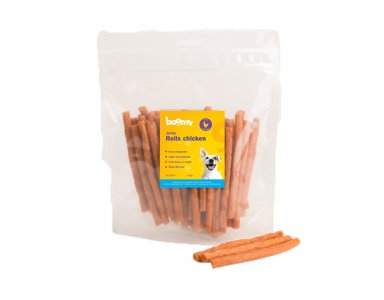 Jerky rolls chicken 500 gr Jerky rolls chicken 500 gr