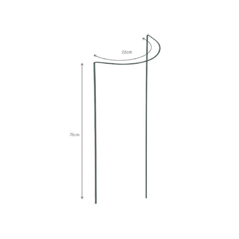 Sogo Plantensteun Halfrond 2st 26x76cm Sogo Plantensteun Halfrond 2st 26x76cm