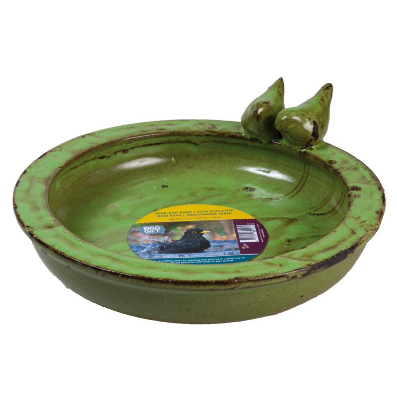 Vogelbad Rond Groen Vogelbad Rond Groen