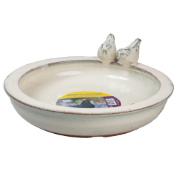 Vogelbad Rond Wit Vogelbad Rond Wit