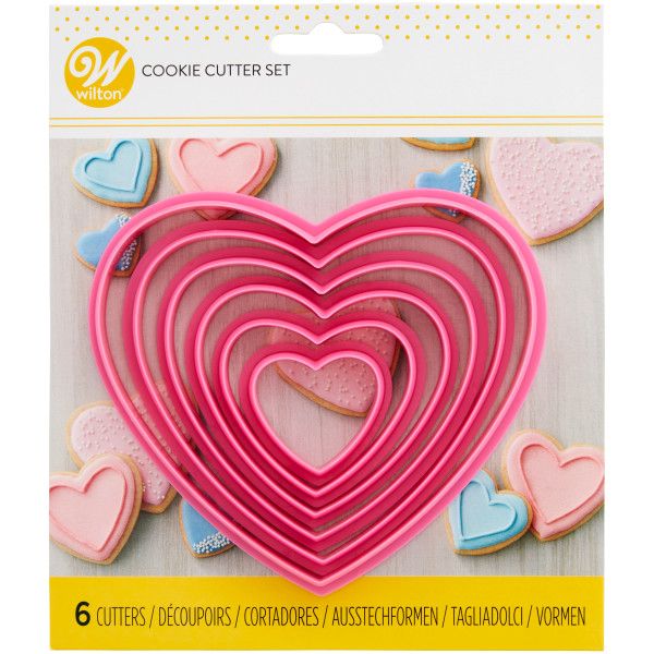 Wilton Nesting Heart Cutter set/6 Wilton Nesting Heart Cutter set/6