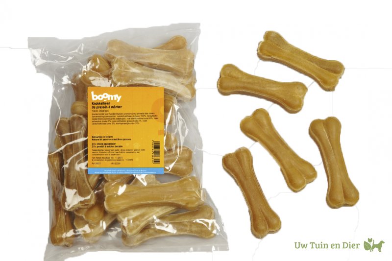 Boomy Knokkelbeen 10cm/20st Boomy Knokkelbeen 10cm/20st