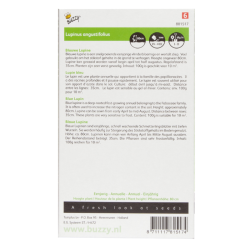 Buzzy Groenbemester Lupine Blauwe Bittere 100 gr Buzzy Groenbemester Lupine Blauwe Bittere 100 gr