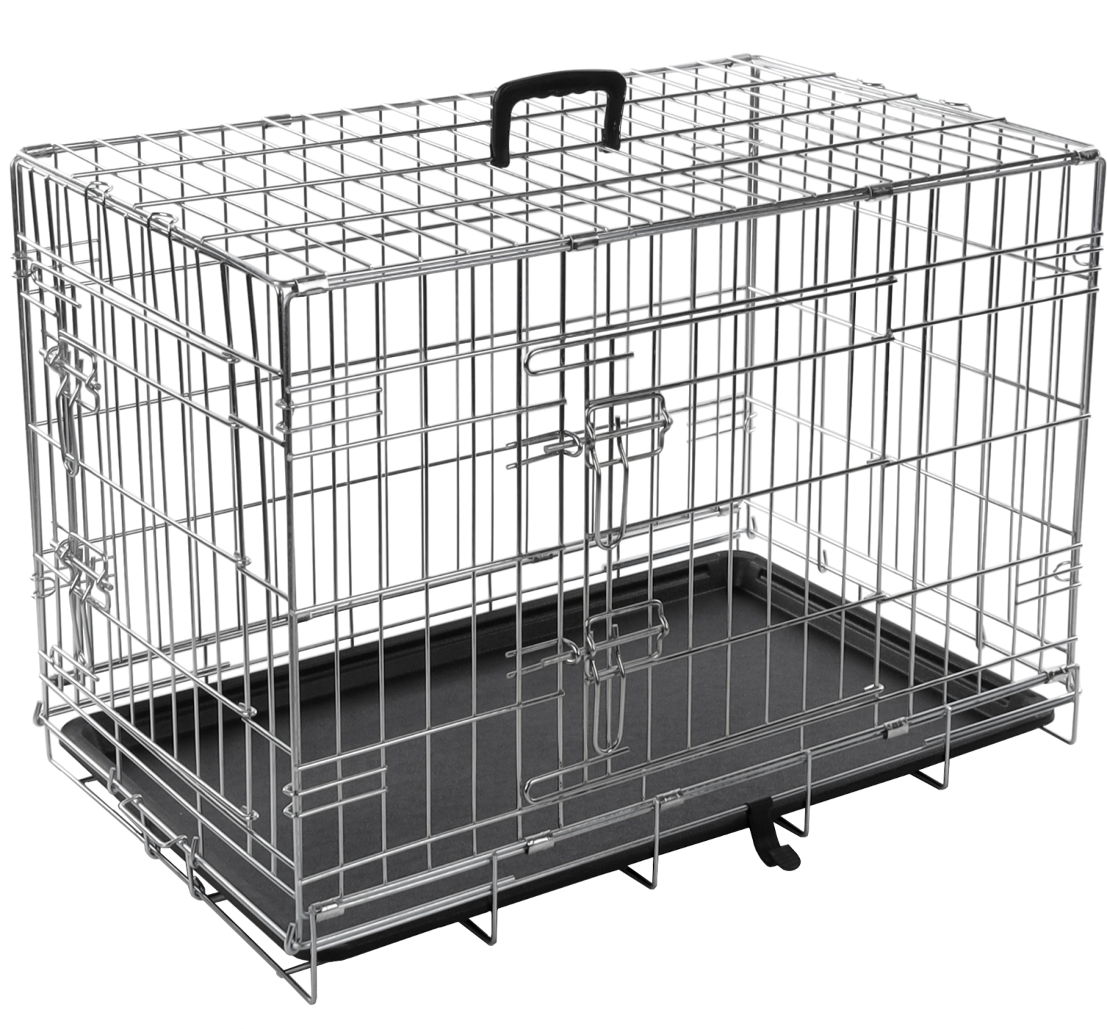 Draadkooi Keo Zilver Medium 77x54x47cm Draadkooi Keo Zilver Medium 77x54x47cm