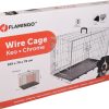 Draadkooi Keo Zilver XL 109x70x76cm Draadkooi Keo Zilver XL 109x70x76cm