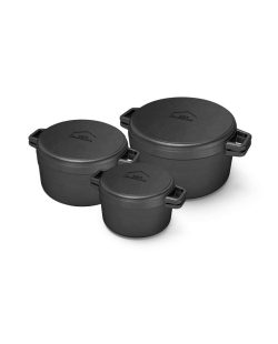 The Bastard Dutch Oven Pot & Griddle Medium 24cm